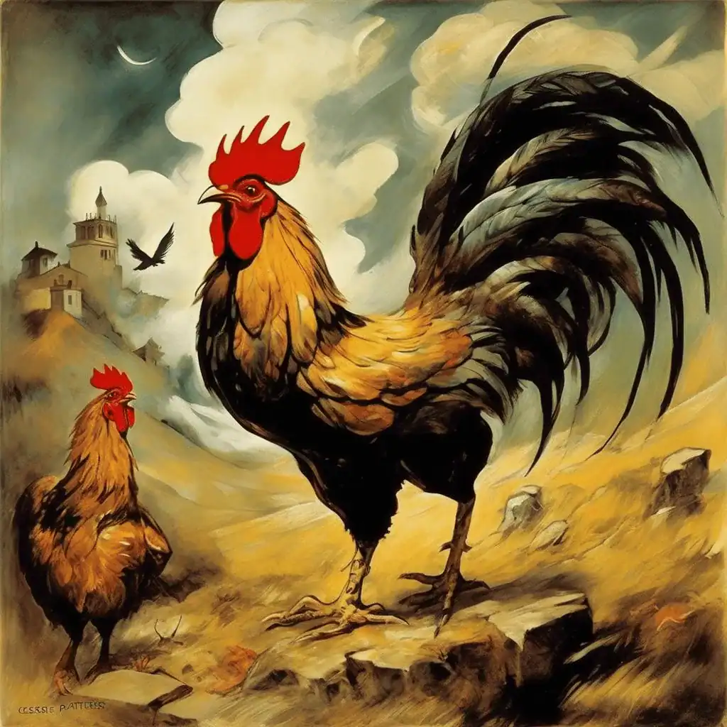 Before the rooster crows (by Cesare Pavese, cover art) – Ferenc Pinter